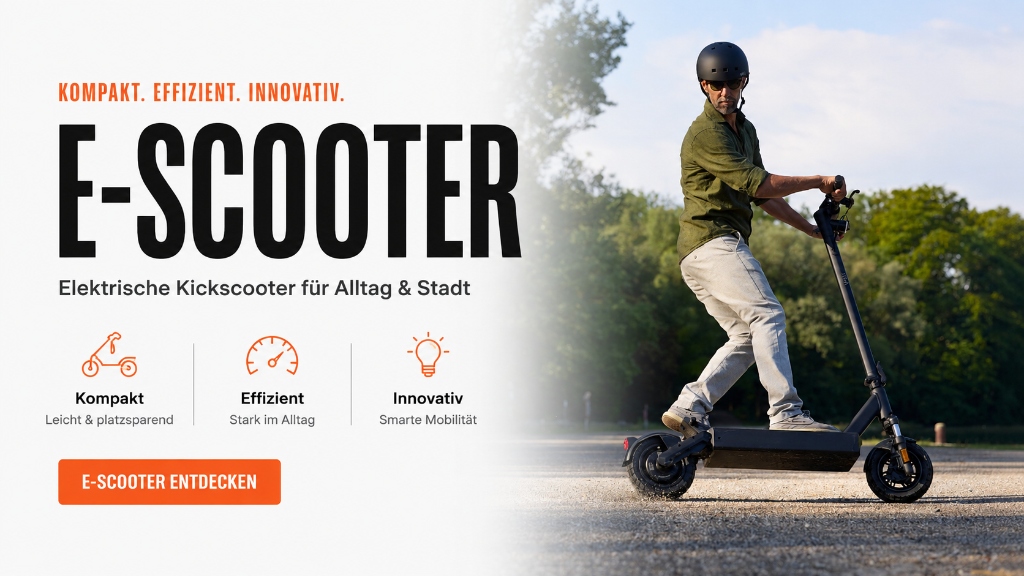E-Scooter bei eRide Hub München: Kompakt, effizient, innovativ. Elektrische Kickscooter für Alltag und Stadt. Leicht und platzsparend, stark im Alltag, smarte Mobilität.